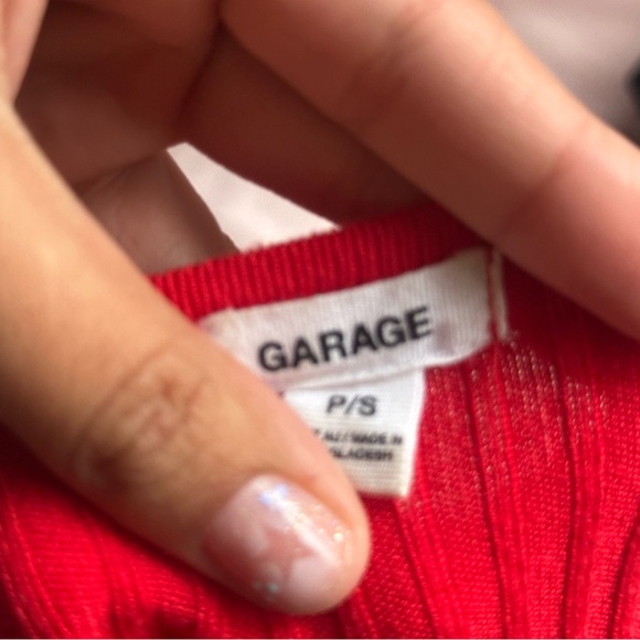 Garage Red cardigan - Picture 2 of 2